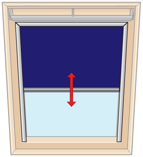 Light entering through closed blackout blind | VELUX Support